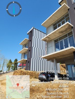 რაიონი ხელვაჩაური, სოფელი ჭარნალი, შენობა N7 (მშენებარე), I, II, III და ტერასის სართული