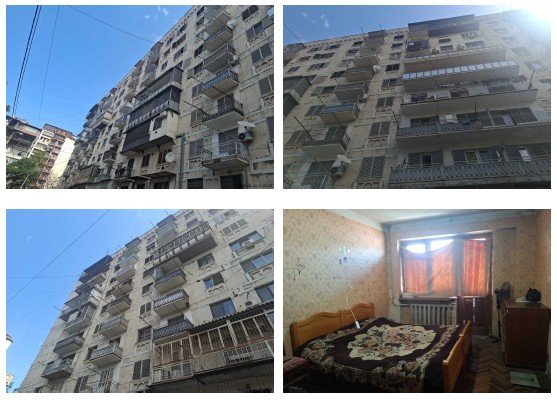 ბინა, ქალაქი თბილისი, გამზირი აკაკი წერეთელი, N 77, კორპუსი 5, სართული 9, ბინა N17