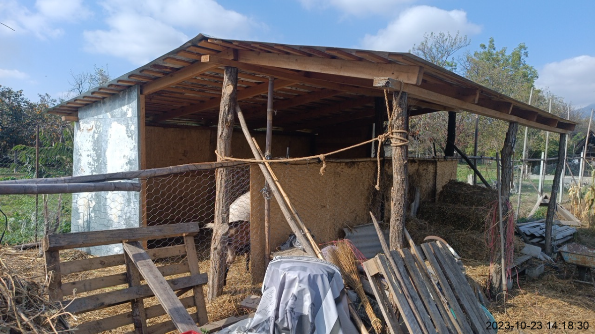 სასოფლო-სამეურნეო (საკარმიდამო) მიწის ნაკვეთი შენობით, ლაგოდეხის მუნიციპალიტეტი, სოფელი ნინიგორი, შმაგი ნოზაძის ქუჩა, N 44