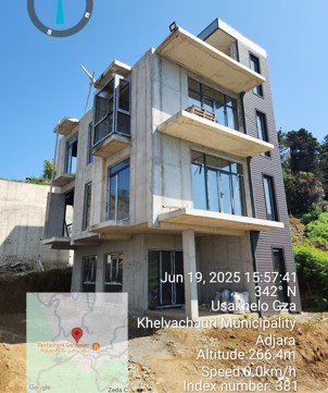 რაიონი ხელვაჩაური, სოფელი ჭარნალი, შენობა N5 (მშენებარე), I, II, III და ტერასის სართული